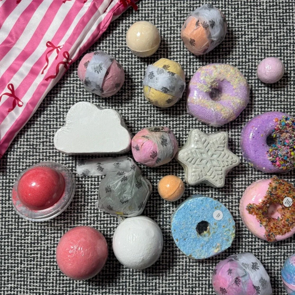 20pc Bath Bomb Multiple Brands & Shapes Set With Bag Mixed Scents